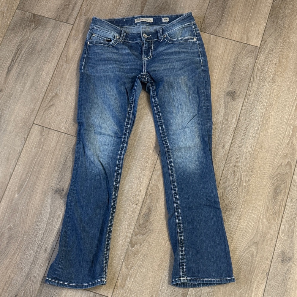 BKE Payton Women's Boot Cut Jeans in Blue